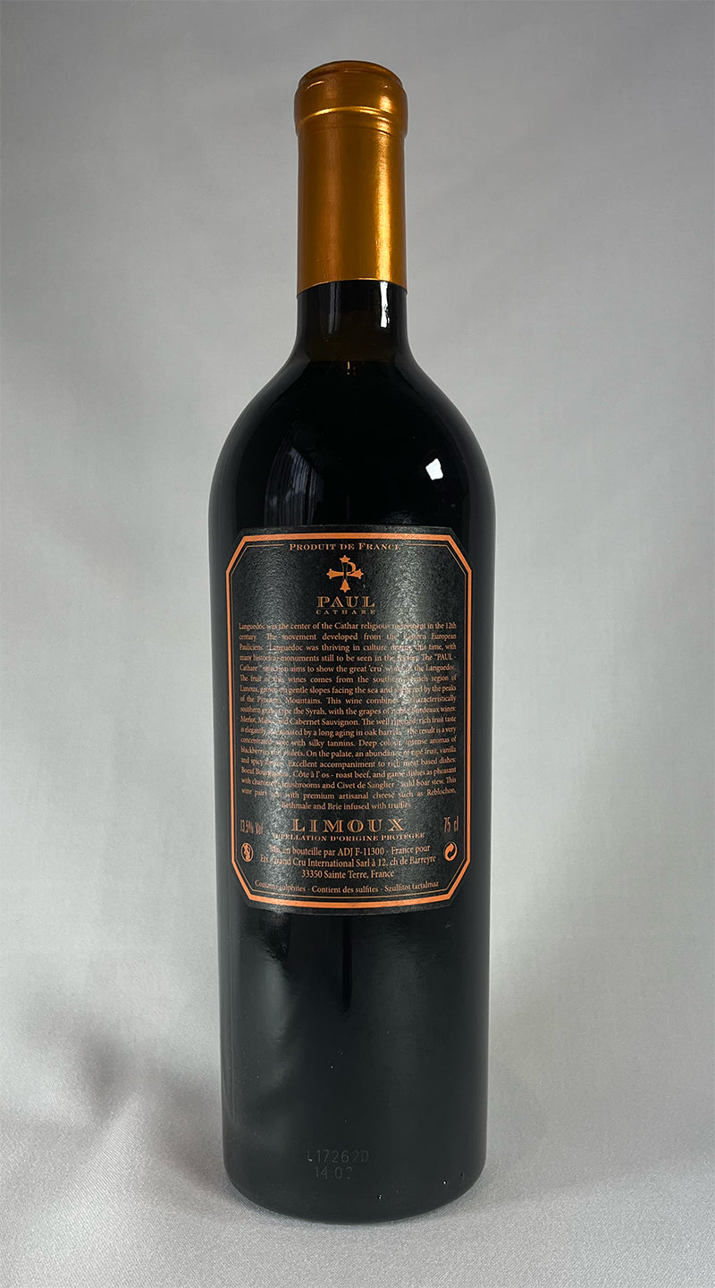 Paul Cathare syrah-merlot-cabernet 2015
