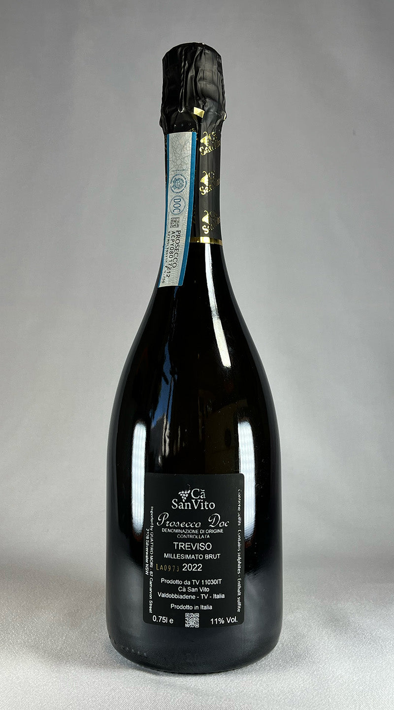 Ca'San Vito 'Millesimato' Brut prosecco 2022