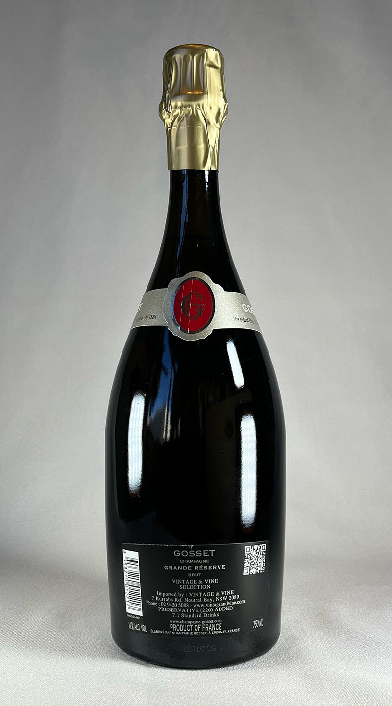 Gosset 'Grande Réserve' chardonnay -pinot noir -meunier